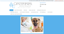 Desktop Screenshot of centennialanimalhospital.net