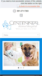 Mobile Screenshot of centennialanimalhospital.net